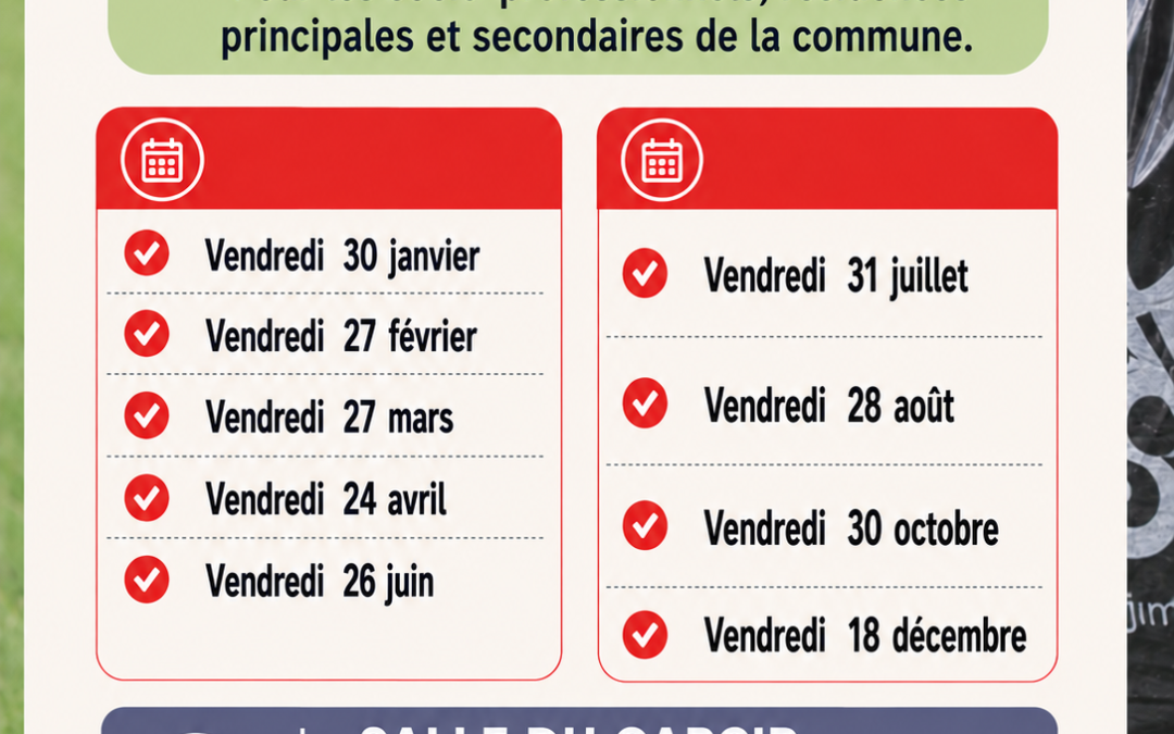 DISTRIBUTION 2026 SACS POUBELLE